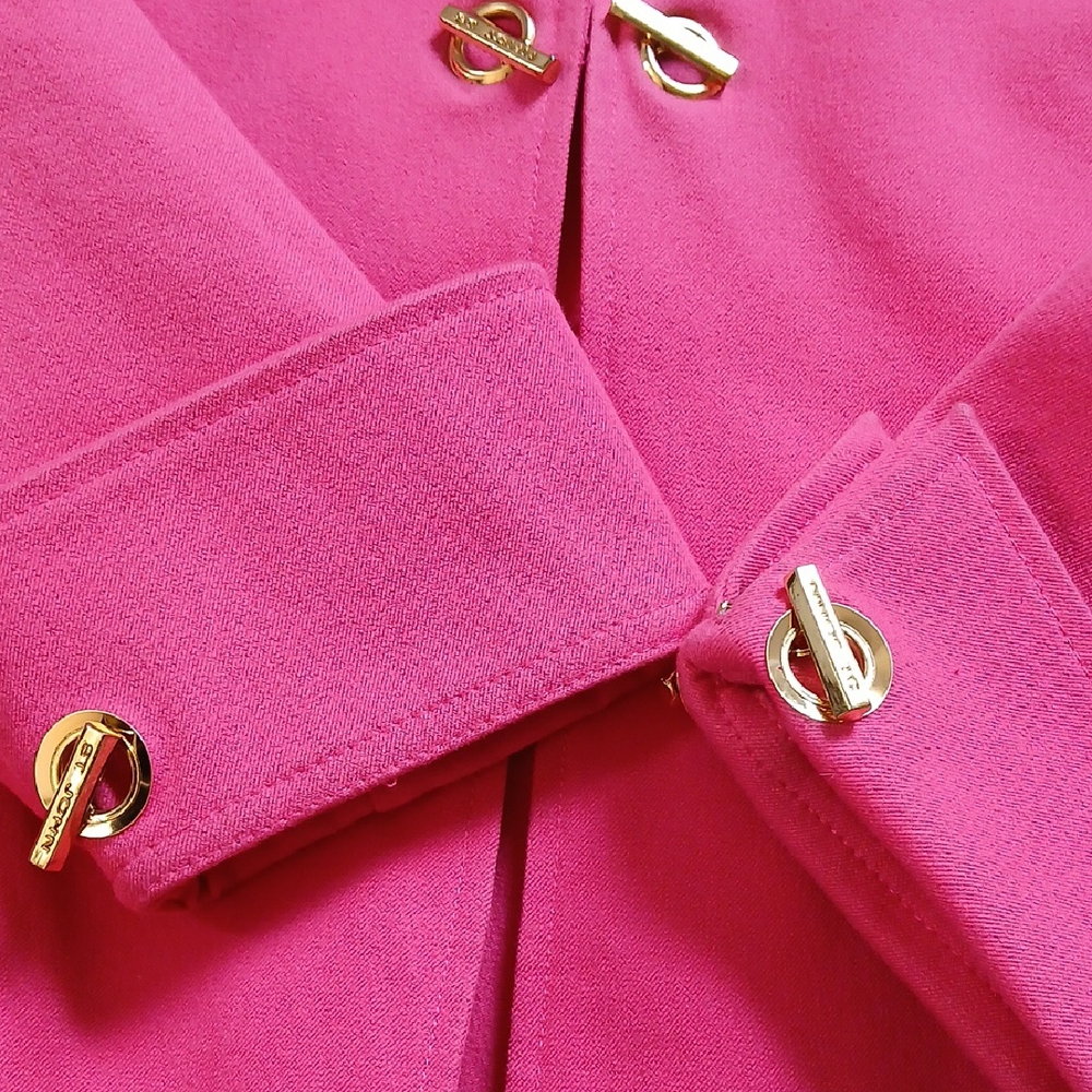 St. John Sport by Marie Gray Pink Blazer Jacket - Picture 5 of 6